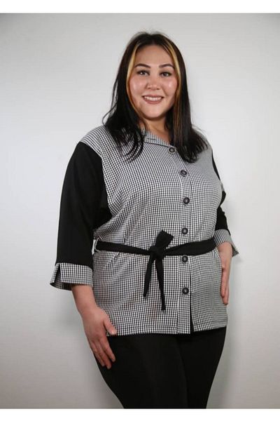MAXLEVEL MODA Cămașă cu curea de mărime mare