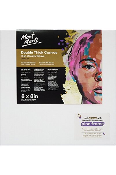 Mont Marte MM Premium Kanvas Çam Çerçeve DT 20.3x20.3cm