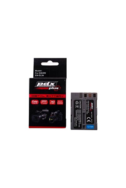 PDX Nikon Enel3e Batarya Pil 2300mah D50, D70, D70s, D80, D90, D100, D200, D3...