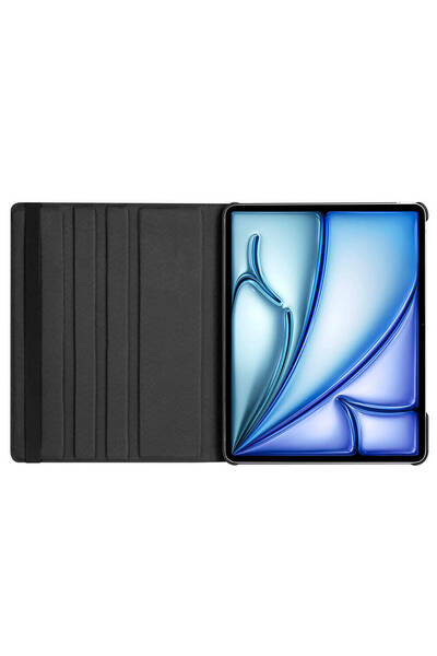 zore Apple iPad Air 13 2024 Zore Dönebilen Standlı Kılıf