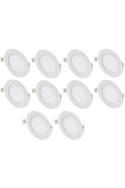 Cata Ct 5146 10 Adet 9 Watt Slim Led Panel Beyaz Işık Metal Kasa