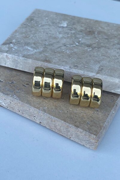 Jaida Moda Curved Design Model Women's Steel Earrings