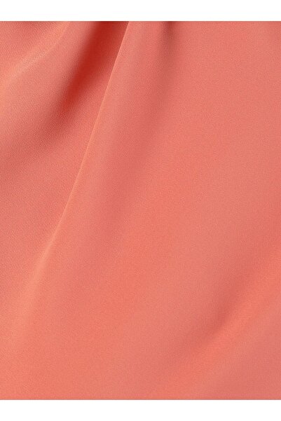 Ecardin Τουρμπάνι κρεπ σολομού - με δέσιμο και ζώνη, St 091