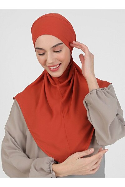 Ecardin Τουρμπάνι κρεπ σε τούβλο - με δέσιμο και ζώνη, St 091