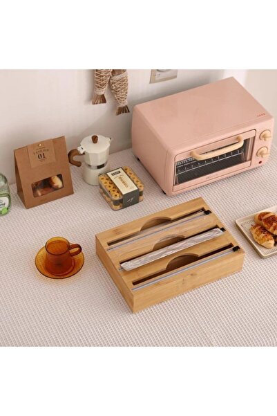 MİEN Mien Bambu Folyo ve Streç Tutucu - Bambu - 5x21,5x6,7 cm