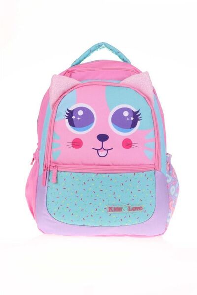 KAUKKO Bee Kids&love Sırt Çantası Cute Face Cat L5118