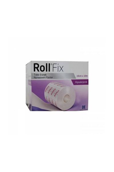 Roll Fix 10cm X 10m Elastic Fixing Band - Flaster - 4 Pieces