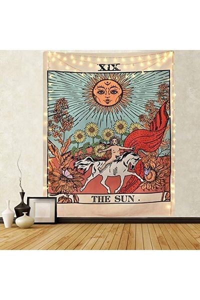 HOPE DİZAYN Tarot Soarele Tapiserie Tapiserie Tapiserie Covor