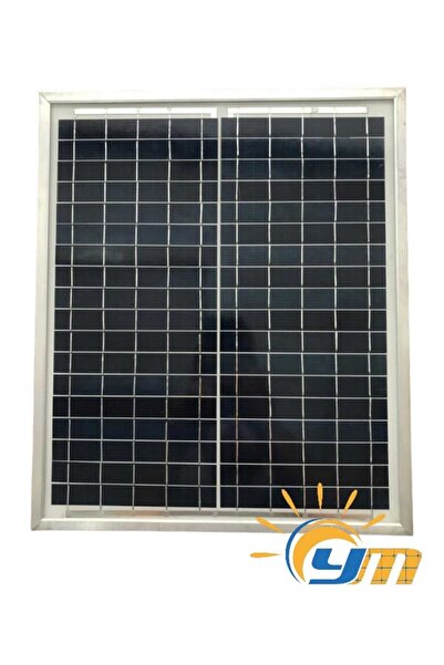YÜZÜAK 25W Monokristal Güneş Paneli