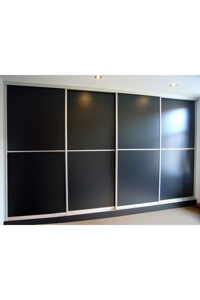 Genel Markalar Mat Siyah Yapışkanlı Folyo Mutfak Dolap Ve Mobilya Kaplama Folyosu 61x100