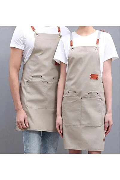 Genel Markalar Boyundan Askılı Çömlek Resim Sanat Önlüğü Master Chef Cafe Res...