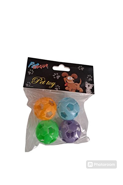 mywarehouse 4lu zilli top kedi oyuncağı