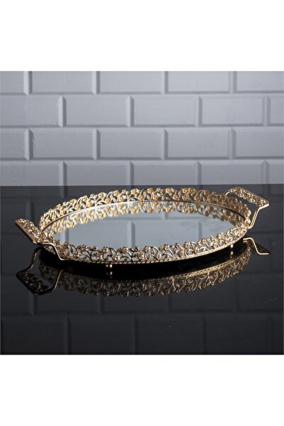 USTAOGLUHOME 27 CM SUNUMLUK KULPLU TAŞLI TEPSİ