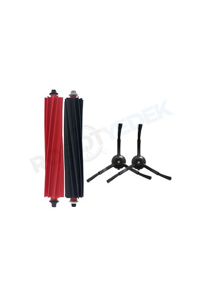 robotyedek Roborock S8 MaxV Ultra - مجموعة الفرشاة الرئيسية والجانبية 4 قطع
