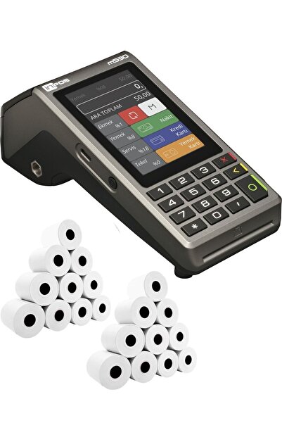 inPOS M530 4g Yeni Nesil Qr Kodla Ödeme Özellikli Yazar Kasa Pos (20 ADET RULO HEDİYE)