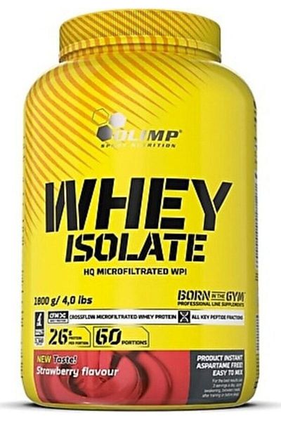 Olimp Strawberry Whey Protein Isolate - 1800g