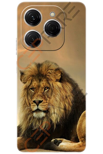 TECNO Spark 20 PRO (KJ6) Uyumlu Kılıf Desen Baskılı Silikon Kral Aslan STK:207 CP-RKY9Yy3