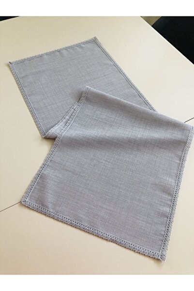 İpekce kanavice 35*110 cm işlenebilir linen kumaş runner