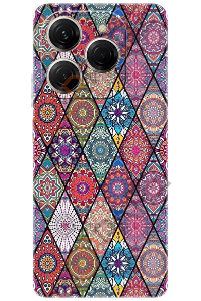 TECNO Spark 20 PRO (KJ6) Uyumlu Kılıf Desen Baskılı Silikon Kilim Tasarım STK...