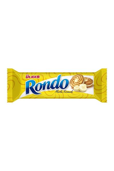 Ülker Banana Rondo Biscuits - Cream, 61 Gr, X 24 Pieces