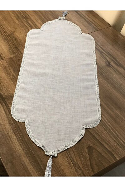 İpekce kanavice 40 X 100 Cm Püsküllü Işlemelik Runner