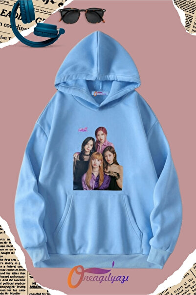 oneagılyazı Hanorac BlackPink B cu imprimeu Sweat tricou pentru fete