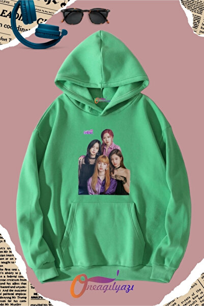 oneagılyazı Hanorac BlackPink B cu imprimeu Sweat tricou pentru fete