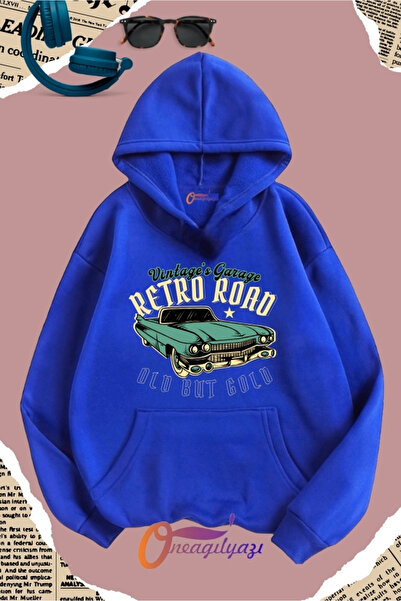 oneagılyazı سويت شيرت بطبعة جراج عتيق للجنسين