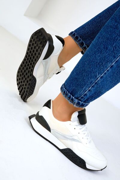 SOHO Women's White Sneakers 18824