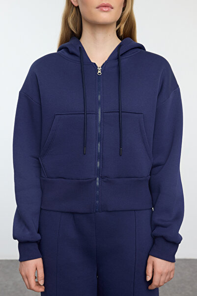 Trendyol Collection Σετ αθλητικής φόρμας Navy Blue Πλεκτό TWOAW25EM00007