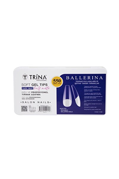 Trina Soft Jel Takma Tırnak - Ballerina (YARI MAT) 550' Li - 21