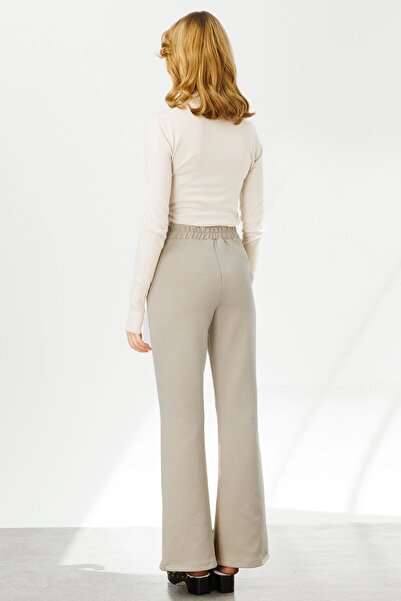 Hooopstore Παντελόνι Mink SCuba - Μπροστινό σχιστό