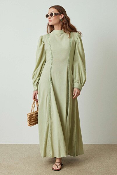 Hooopstore Çağla Linen Dress - Kazabılanka