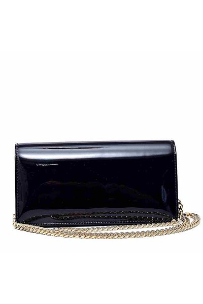 Sofia Baldi Larey Black Patent Leather Women's Bag