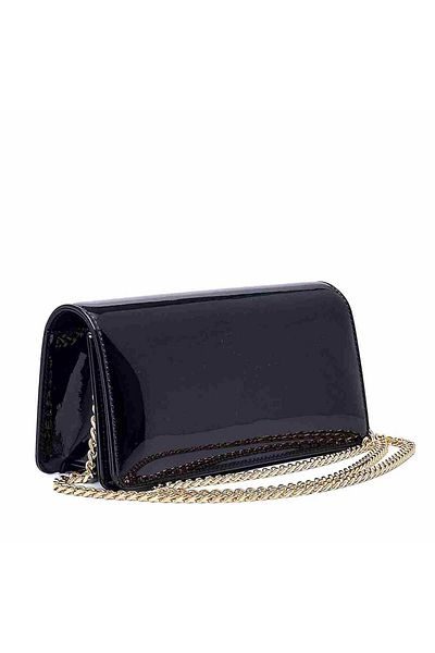 Sofia Baldi Larey Black Patent Leather Women's Bag