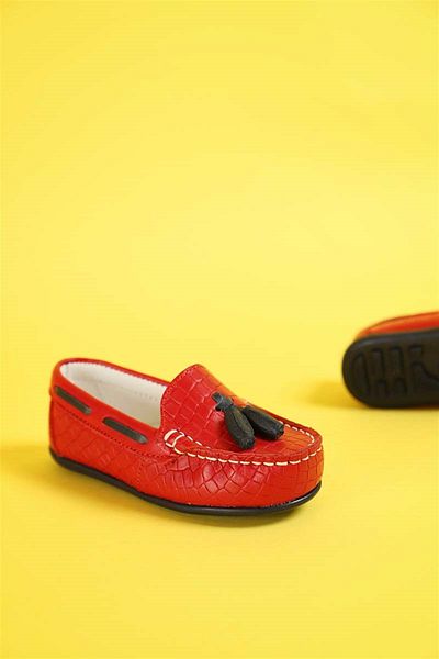 ChatonDor Băiat din piele naturală Claret Red Timberland