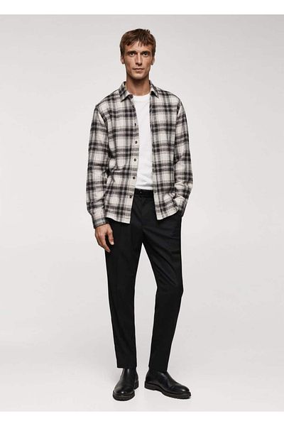 MANGO Man Košile Regular Fit ve stylu dřevorubce