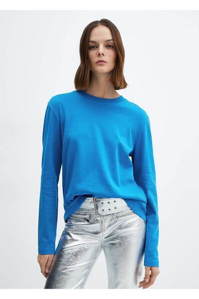 MANGO Woman Premium-T-Shirt aus Baumwolle