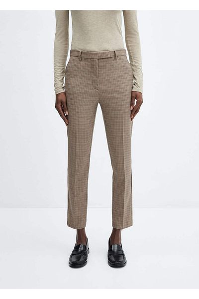 MANGO Woman Mid-Waisted Skinny Pants