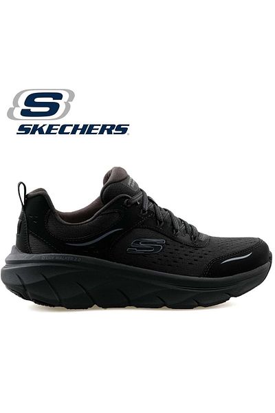 SKECHERS D'Lux Walker 2.0 Daisy Doll Unisex Black Sneakers -150093