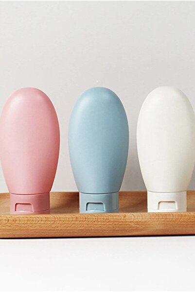 Lexi Bella 2 Lİ SET Doldurulabilir Çantalı 6 Adet Boş Krem Şişesi 60 ML Çanta...