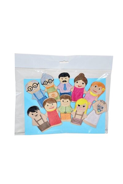 Generic Brand And-5087 T 10-Piece People Finger Puppet Set