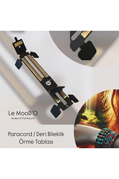 Le MooD'O Paracord / Deri Bileklik Anahtarlık Örme Aparatı