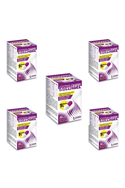 LedaPharma Collagel X5 Pieces - 30 Capsules Supplement