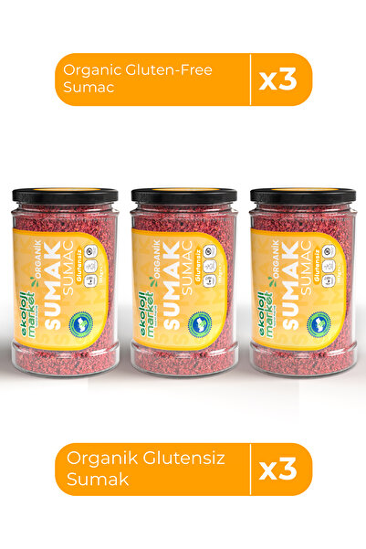 Ekoloji Market Organik Sumak 90 Gr x3 Adet