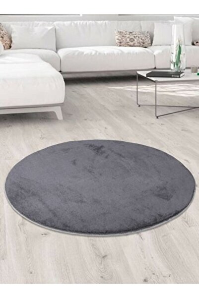 Vila Nova Home Peluş Yumuşak Yuvarlak Kaymaz Taban Yıkanabilir Halı