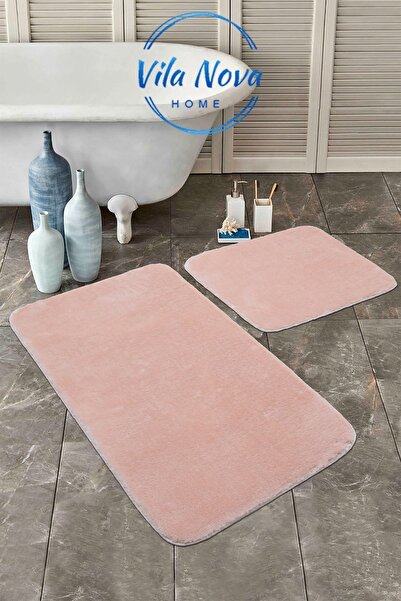 Vila Nova Home (80X120-80X50) Set de 2 bucăți de covor de baie moale, lavabil...
