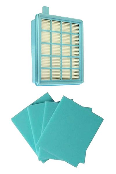 optream Arçelik S 7534F Compatible Vacuum Cleaner Hepa Filter + 4 Sponges