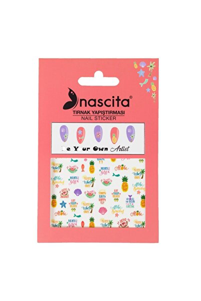 nascita Beach Tırnak Stickerı - 06