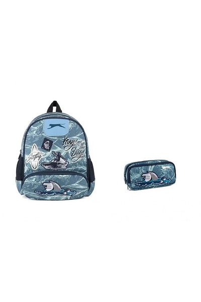 Me Çanta Set geantă și suport pentru stilouri pentru grădiniță Slazenger Kids Shark